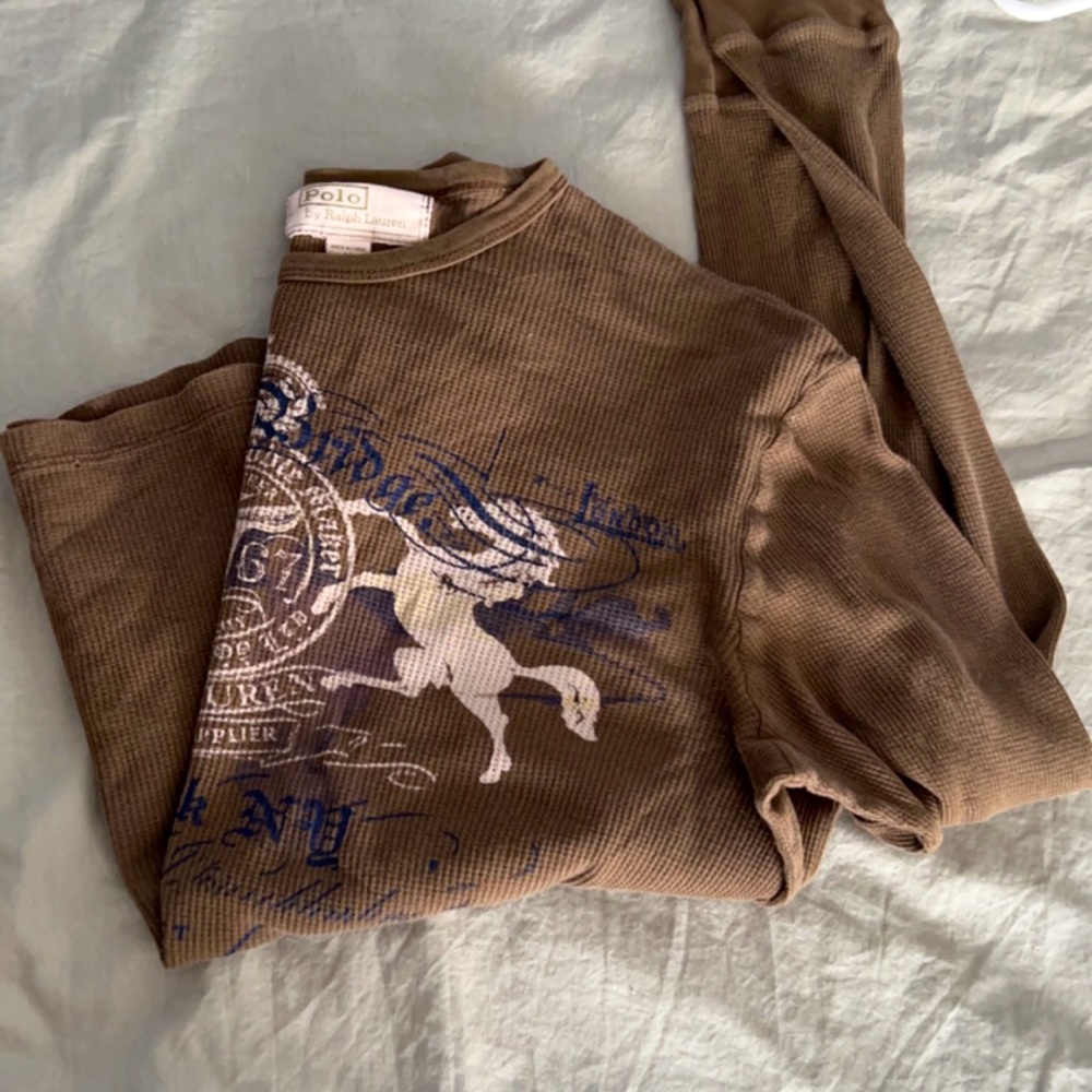 Medium long sleeve Ralph polo shirt